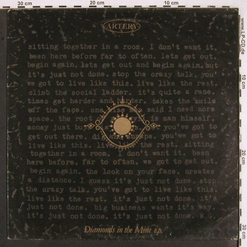 Artery: Diamonds in the Mine e.p., m /vg+, Golden Dawn(GD 1204), UK, 1984 - 12inch - V2693 - 6,00 Euro