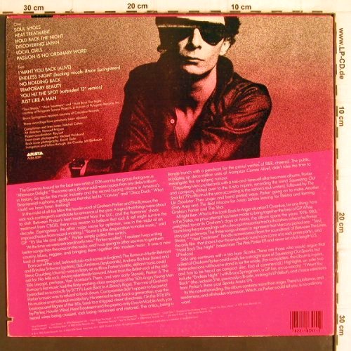 Parker,Graham: Look Back In Anger, Ariola(ALB6-8391), US, co, 1985 - LP - V808 - 6,00 Euro