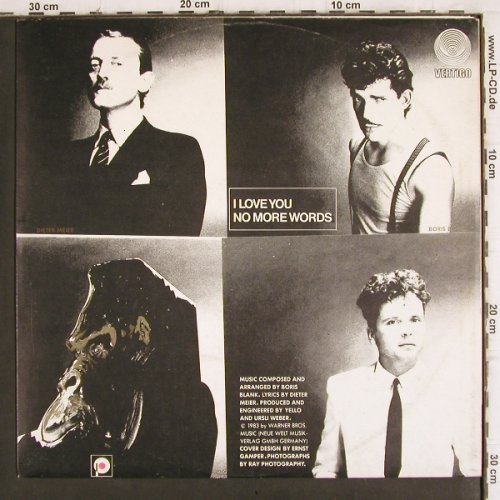 Yello: I love You 7:02 / No more words, Vertigo (814 247-1), D, 1983 Typ: 12" Best.-Nr.: V845 Preis: 7,50 Euro