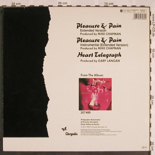 Divinyls: Pleasure & Pain*2+1, Chrysalis (607 969-213), D, 1985 Typ: 12" Best.-Nr.: X1025 Preis: 1,00 Euro