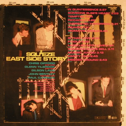 Squeeze: East Side Story, m-/vg+, AM(LH 64854), NL, 1981 - LP - X1221 - 5,00 Euro