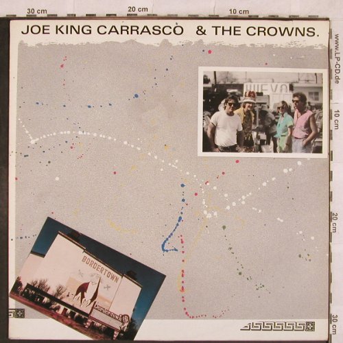 Carrasco,Joe'King' & Crowns: Bordertown, m-/vg+, New Rose(ROSE 40), F, 1984 - LP - X308 - 5,00 Euro
