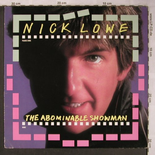 Lowe,Nick: The Abominable Snowman, m-/vg+, F-Beat(24-0147-1), D, 1983 - LP - X5299 - 5,00 Euro