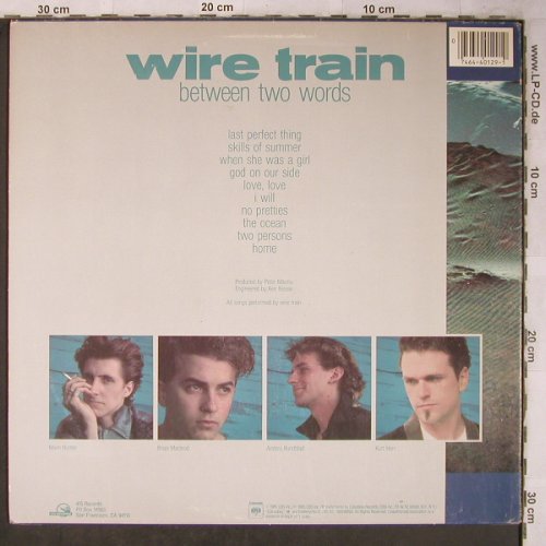 Wire Train: Between two words, m-/vg+, Columbia(BFC 40129), US, 1985 - LP - X5476 - 5,00 Euro