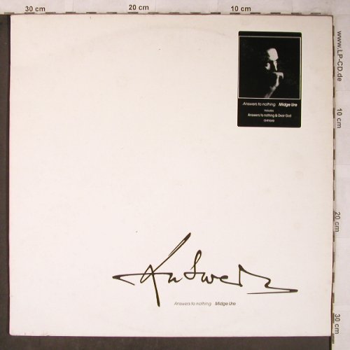 Ure,Midge: Answers to nothing, m-/vg+, Chrysalis(CHR 1649), UK, 1988 - LP - X5493 - 6,00 Euro