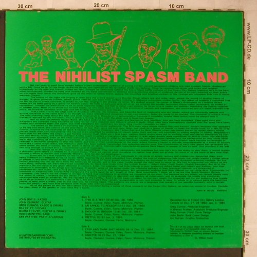 Nihilist Spasm Band: x~x=x, United Dairies(UD 016), UK, 1985 - 12"*2 - X5745 - 25,00 Euro