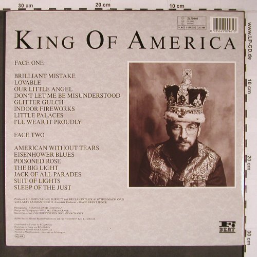 Costello Show,Elvis: King Of America, F-Beat(ZL70946), D, 1986 - LP - X6321 - 9,00 Euro