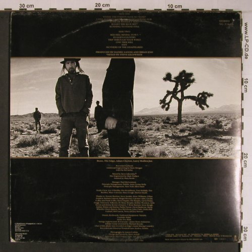 U2: The Joshua Tree,Made in Greece cov, Island(VG 71446), GR,vg+/vg+, 1987 - LP - X6792 - 5,00 Euro