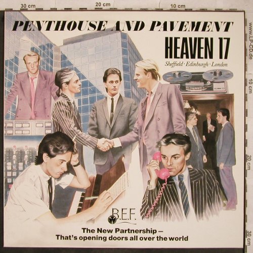 Heaven 17: Penthouse and Pavement, BEF(204 017-320), D, 1981 - LP - X754 - 5,50 Euro