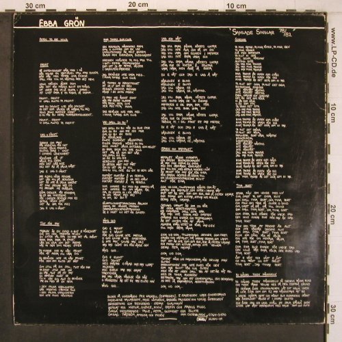 Ebba Grön: Samlade Singlar 78/82, m-/vg+, Mistlur (MLRM-01), S, 1983 Typ: LP Best.-Nr.: X8151 Preis: 17,50 Euro
