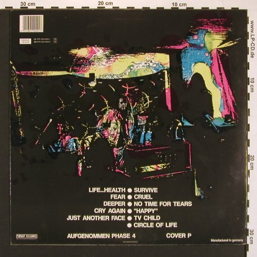 Cat-O-Nine Tails: Survive, Snoop (SR#009), D, 1991 Typ: LP Best.-Nr.: X8210 Preis: 7,50 Euro