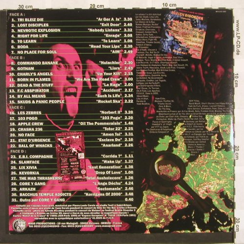 V.A.Breizh Disorder Vol.2: Tri Bleiz Die...Bacchus Temple.,Foc, Mass Productions(MASS32 2001), F, 31Tr.,  - 2LP - X8405 - 15,00 Euro