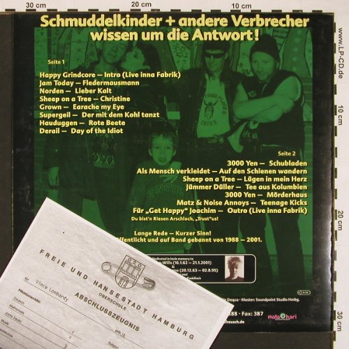 V.A.Hamburger Oberschule: Happy Grindcore, Jam Today, 15 Tr., Vince Lombardy(Vince 021), D, 2001 - LP - X8406 - 12,50 Euro
