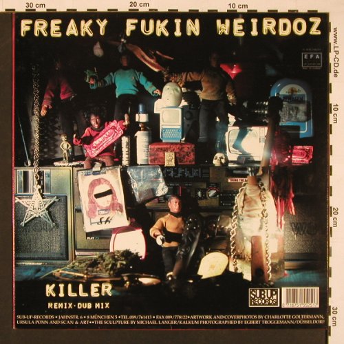 Freaky Fukin Weirdoz: Peggy Sue*3 / Killer*2, Sub Up (SUBLP 15), D, 1992 Typ: 12" Best.-Nr.: X8524 Preis: 4,00 Euro