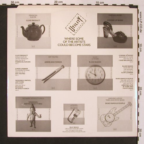 V.A.Where Some of the: Artists become Stars, vg+/m-, Utility(USAMP 1), UK, Promo, 1989 - LP - X8733 - 4,00 Euro