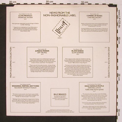 V.A.Where Some of the: Artists become Stars, vg+/m-, Utility(USAMP 1), UK, Promo, 1989 - LP - X8733 - 4,00 Euro