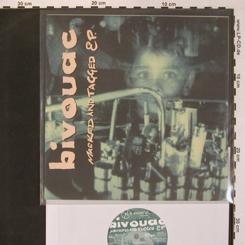 Bivouac: Marked And Tagged EP, 3 Tr., El-e-menta(ELM 20), UK, 1994 - 10inch - X8845 - 5,00 Euro