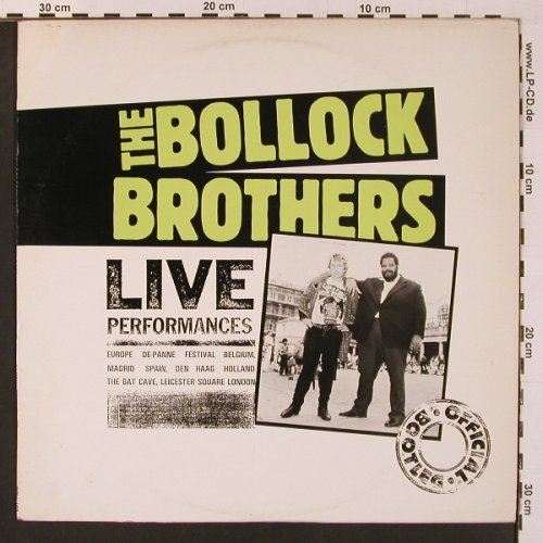 Bollock Brothers: Live Performances, Charly(BOLL 102), UK, 1983 - 2LP - X8867 - 12,50 Euro