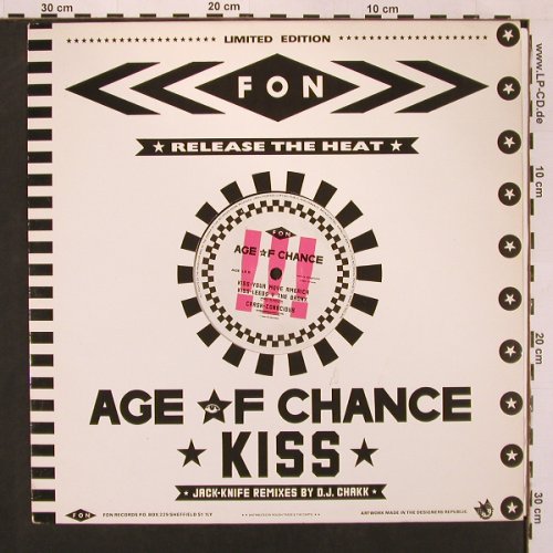 Age Of Chance: Kiss *3, Leeds v the Bronx, Fon(AGE L5), UK, Lim Ed, 1986 - 12inch - X8980 - 4,00 Euro