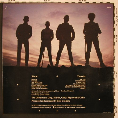 Outcasts: Blood And Thunder, Abstract(ABT004), UK, 1982 - LP - X8998 - 20,00 Euro