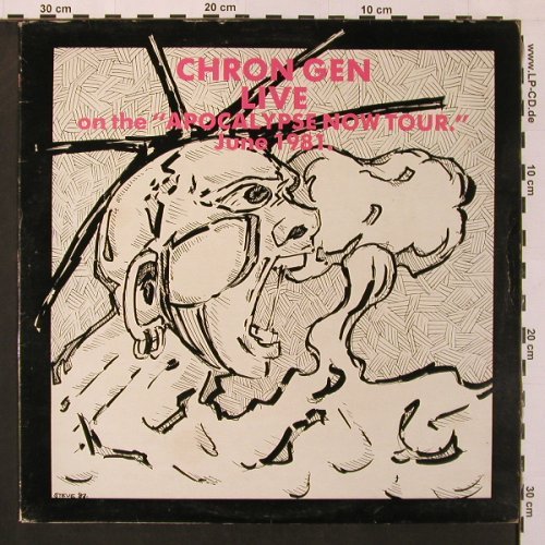 Chron Gen: Live On Apocalypse Now Tour 81, Chaos Lim.Ed.of 1920(APOCA 1), UK, 1983 - LP - X9130 - 40,00 Euro