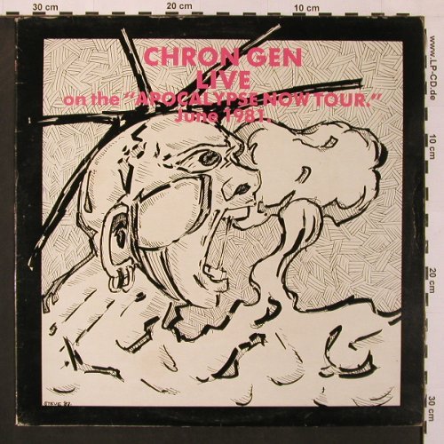 Chron Gen: Live On Apocalypse Now Tour 81, Chaos Lim.Ed.of 1920 (APOCA 1), UK, 1983 Typ: LP Best.-Nr.: X9130 Preis: 37,50 Euro