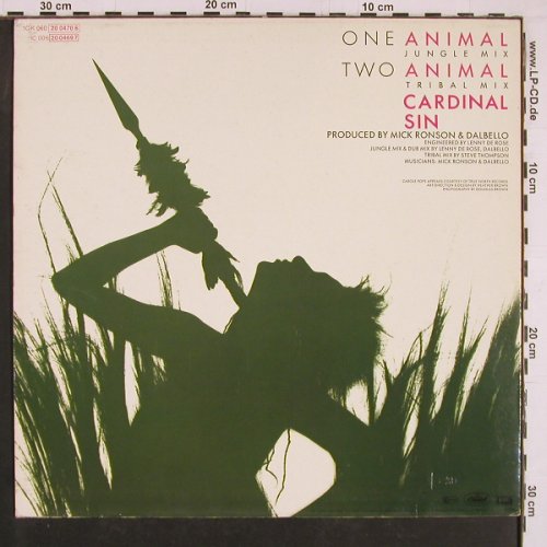 Dalbello: Animal*2 / Cardinal Sin ext.vers., Capitol (20 0470 6), EEC, 1984 Typ: 12" Best.-Nr.: Y1307 Preis: 3,00 Euro