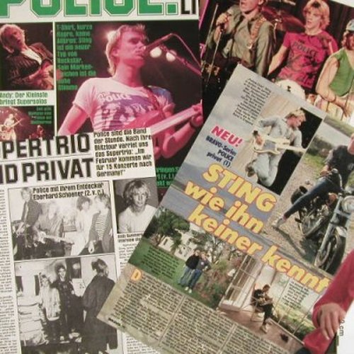 Police & Sting: 30 Zeitungsausschnitte,Poster, (), D,  - Paper - Y1349 - 5,00 Euro