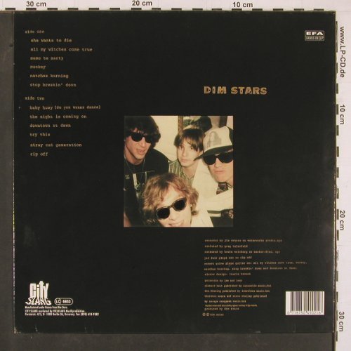 Dim Stars: Same, City Slang (EFA 04902-08), D, 1992 Typ: LP Best.-Nr.: Y1363 Preis: 17,50 Euro