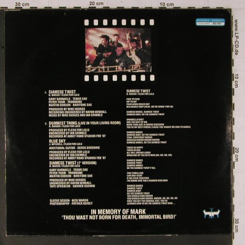 Flesh For Lulu: Siamese Twist *2+2, BBQ (BEG 184T), UK, 1987 Typ: 12" Best.-Nr.: Y1477 Preis: 4,00 Euro