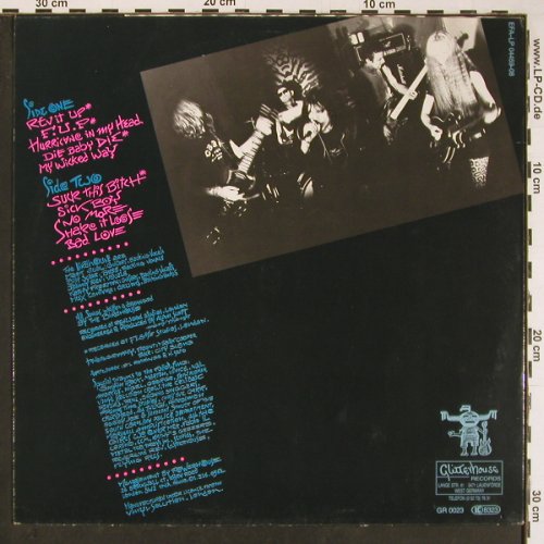 Birdhouse: Burnin'Up, Glitterhouse (GR0023 04459-08), D, 1987 Typ: LP Best.-Nr.: Y173 Preis: 12,50 Euro