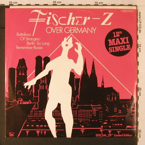 Fischer-Z: Over Germany, 4 Tr. sp.EP.LimEd., Liberty(062-83 101), D, 1979 - 12inch - Y1837 - 5,00 Euro