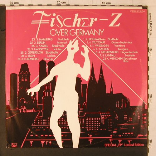 Fischer-Z: Over Germany, 4 Tr. sp.EP.LimEd., Liberty(062-83 101), D, 1979 - 12inch - Y1837 - 5,00 Euro