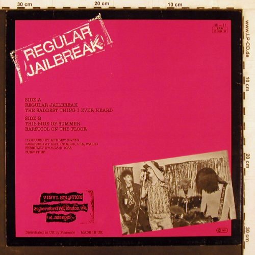 Perfect Daze: Regular Jailbreak+3, EP, Vinyl Solution(VS-11), UK, 1988 - 12inch - Y2398 - 4,00 Euro