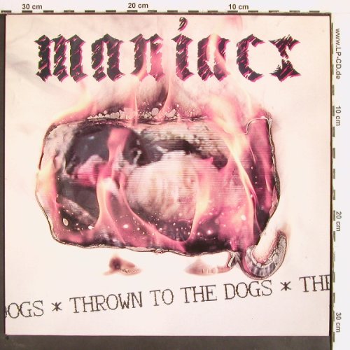 Maniacs: Thrown To The Dogs, Black Fantasy (NW 107), D, 1990 Typ: LP Best.-Nr.: Y2517 Preis: 12,50 Euro