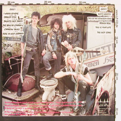Maniacs: Thrown To The Dogs, Black Fantasy (NW 107), D, 1990 Typ: LP Best.-Nr.: Y2517 Preis: 12,50 Euro