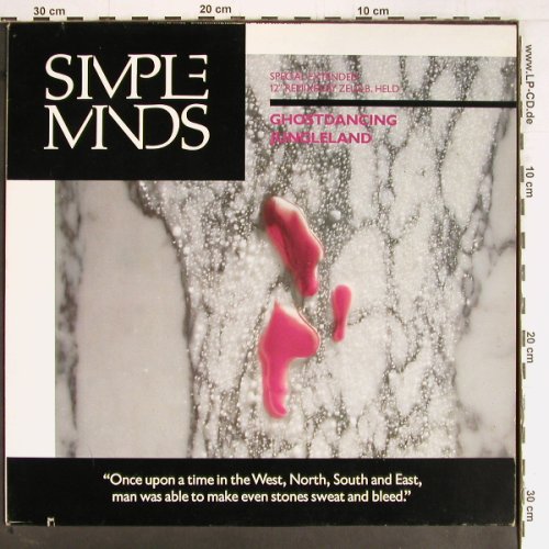 Simple Minds: Ghostdancing*2/Jungleland*2, Virgin(608 633-213), D, co, 1986 - 12inch - Y2568 - 5,00 Euro