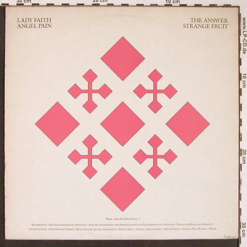Salvation: Seek, 4 Tr., Ediesta Records(Calc 4T), UK, 1986 - 12inch - Y329 - 4,00 Euro