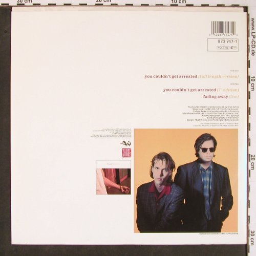 Green On Red: You Couldn't Get Arresteded *2+1, China (873 747-1), D, 1990 Typ: 12" Best.-Nr.: Y330 Preis: 5,00 Euro