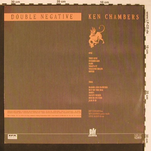 Chambers,Ken: Double Negative (Moving Targets), City Slang(007), D, 1991 - LP - Y342 - 9,00 Euro