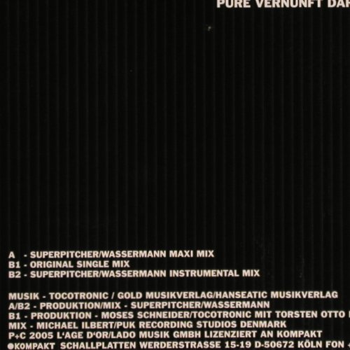 Tocotronic: Pure Vernuft darf niemals siegen*3, L'Age D'Or (KOM POP 7), D, 2005 Typ: 12" Best.-Nr.: Y3848 Preis: 7,50 Euro