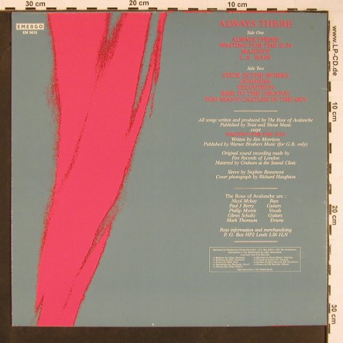 Rose Of Avalanche: Always There, m-/vg+, Emergo(EM 9633), NL, 1987 - LP - Y422 - 6,00 Euro