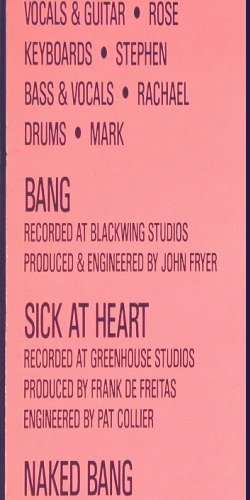 Heart Throbs: Bang / Sick at Heart / Naked Bang, RoughTrade(RTT 211), UK, 1987 - 12inch - Y5293 - 6,00 Euro