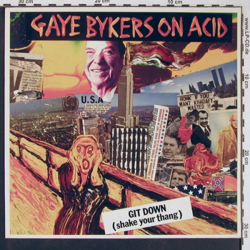 Gaye Bikers On Acid: Git Down  (Shake Your Thang) +2, Virgin (609 521-213), D, 1987 Typ: 12" Best.-Nr.: Y546 Preis: 4,00 Euro