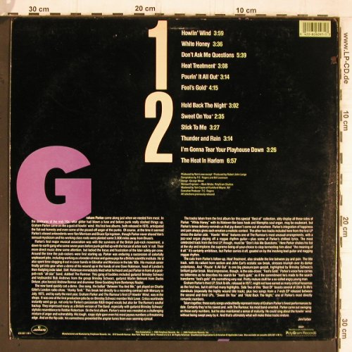 Parker,Graham: Pourin' it all out: Mercury Years, Mercury(826 097-1 M-1), US, co, 1985 - LP - Y5718 - 6,00 Euro