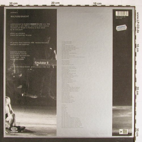 Pankow: Walpurgisnacht, one sided/Etched, LongTrain/MinusHaben(mhr 011), I, 1990 - 12inch - Y7413 - 4,00 Euro