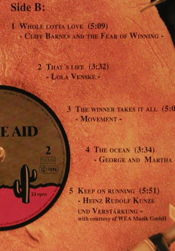 V.A.Horse Aid: Bobby Tuuana,Freie Garage,H.R.Kunze, Happy Valley(01327 08), D,VG+/m-, 1989 - LP - Y8115 - 4,00 Euro