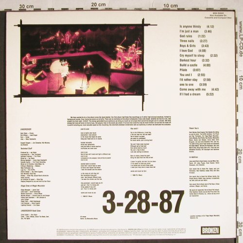 Undercover: 3-28-87, Broken(BRK R0500), UK, 1988 - LP - Y9013 - 5,00 Euro