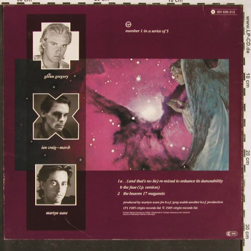 Heaven 17: ..(And That's No Lie) +2, Virgin(601 639-213), D, 1985 - 12inch - Y915 - 3,00 Euro