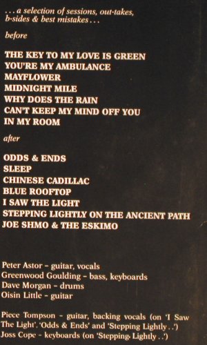 Weather Prophets: Temperance Hotel..., RoughTrade(RTD 123/CRE19'), D, 1989 - LP - Y9301 - 7,50 Euro